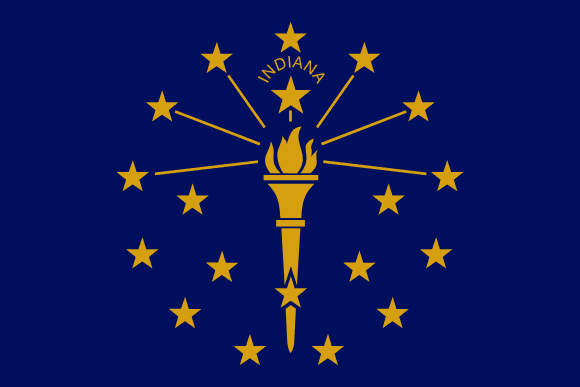 Vlajka: Indiana