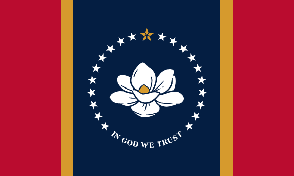 Vlajka: Mississippi