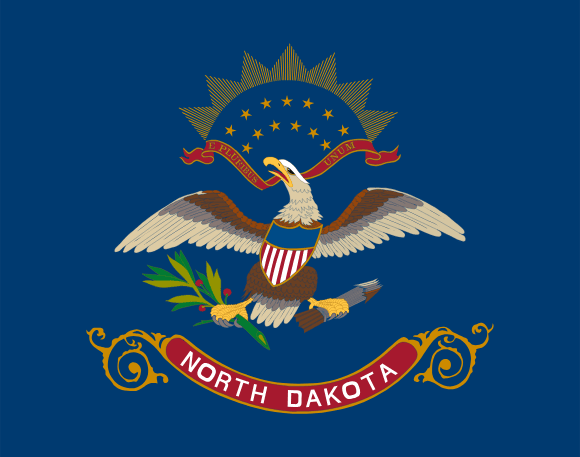 Vlajka: Severní Dakota