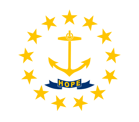 Vlajka: Rhode Island